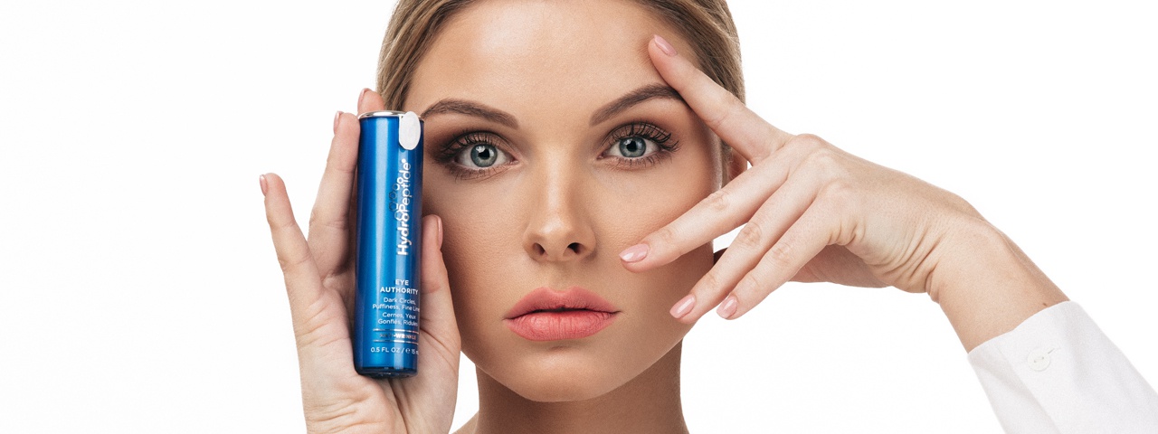 Hydropeptide eye authority. Očný krém, hydratačný očný krém, krém na oči, krém na očné vrásky, krém na tmavé kruhy pod očami, krém na kruhy pod očami, najlepší krém na oči, krém s peptidmi, pleťová kozmetika, luxusná kozmetika, epigenetika, notino krém, o