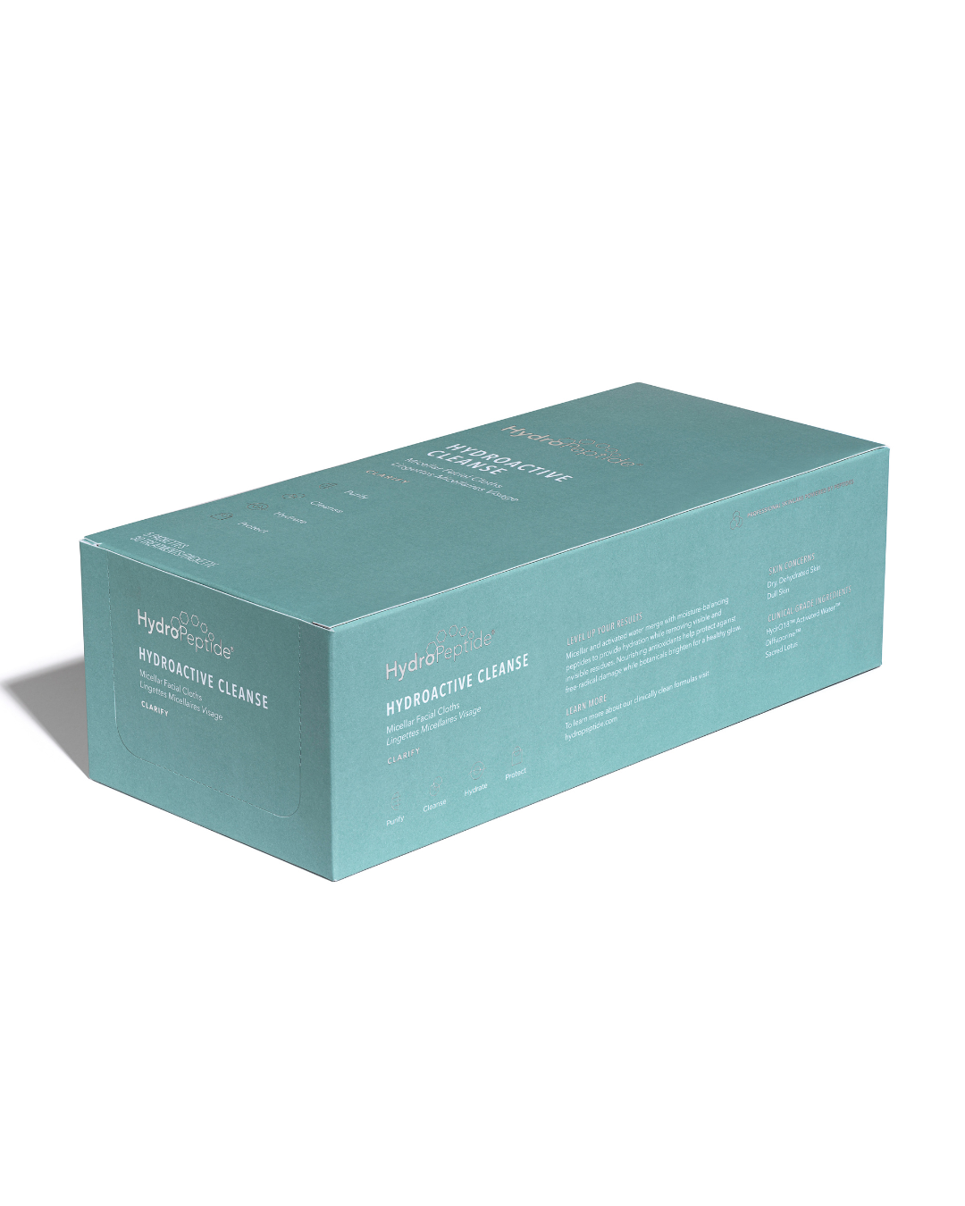 Hydroactive Cleanse<br>Micellás Anti-Age arctisztító kendő Detox hatással<br>30 db