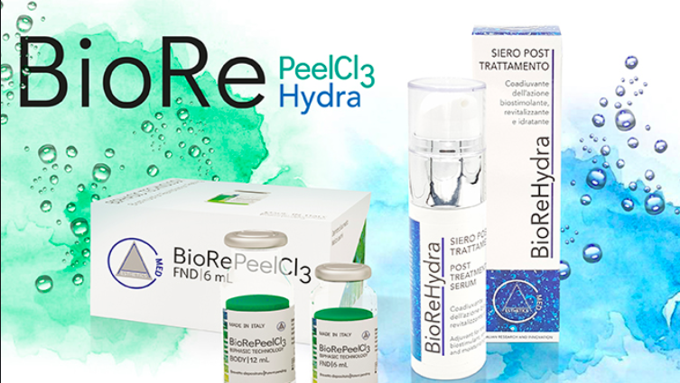 BIOREPEELCl3 FACE<br>Innovatív kétfázisú peeling és biorevitalizáció egyben<br>5 ampulla 15 kezelés