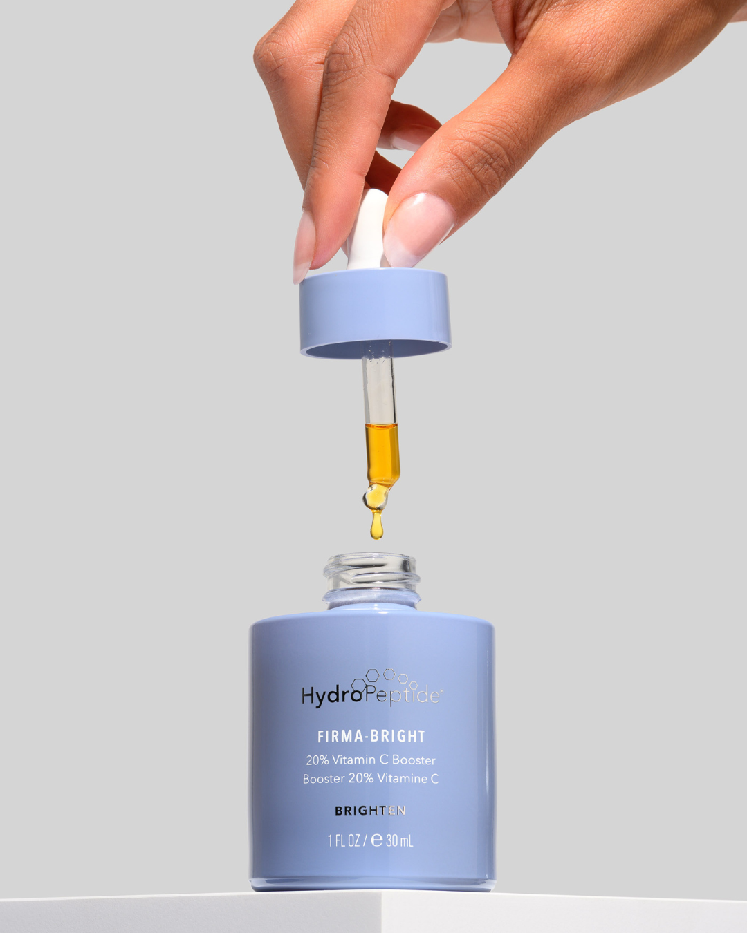 HYDROPEPTIDE FIRMA BRIGHT 
Arcbőr szérum kollagén serkentésére és a bőr világosítására 20% C-vitaminnal és Ellagi-C™-vel