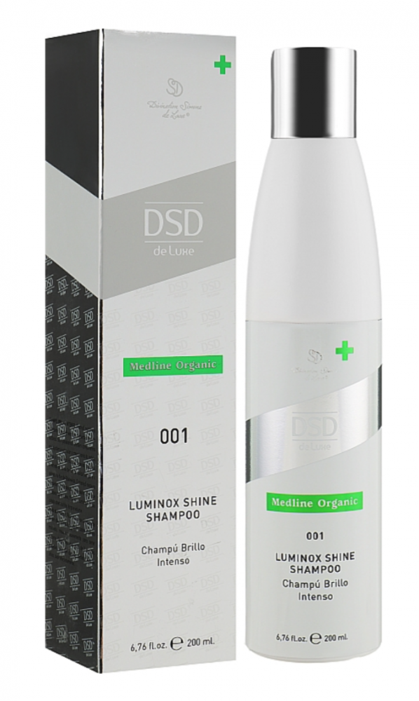 DSD SIMONE DE LUXE LUMINOX SHINE SHAMPOO 
001 Természetes sampon szulfátok nélkül segít helyreállítani a bőr mikroflóráját, és fenntartja a haj hidratáltságát. Szulfátok és parabének nélkül.