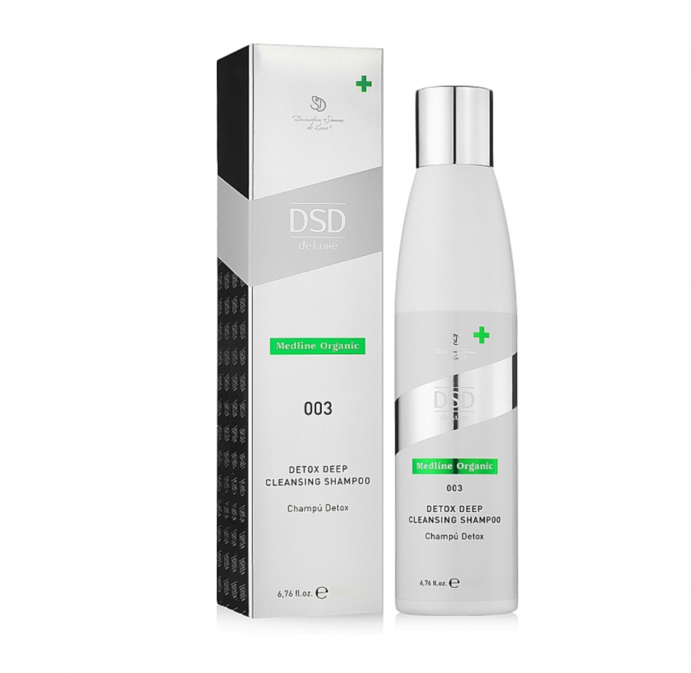 DSD SIMONE DE LUXE DETOX DEEP CLEANSING SHAMPOO 
003 Természetes sampon a méregtelenítésre és a haj mélytisztítására, sulfátmentes