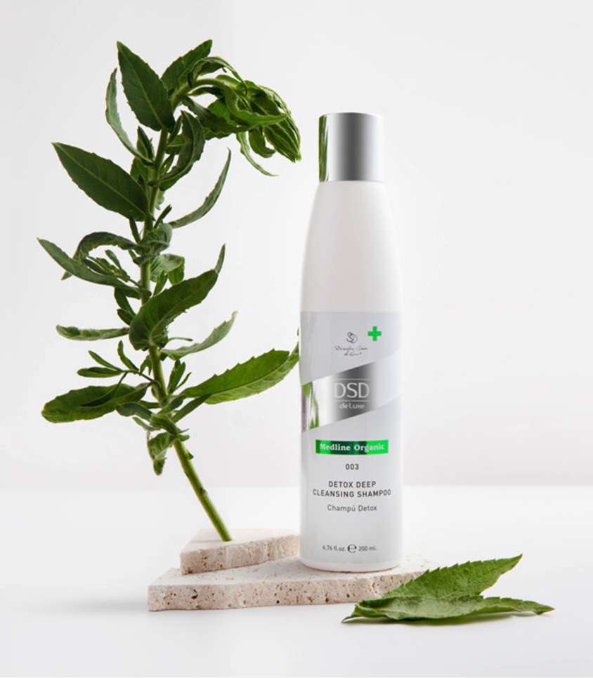 DSD SIMONE DE LUXE DETOX DEEP CLEANSING SHAMPOO 
003 Természetes sampon a méregtelenítésre és a haj mélytisztítására, sulfátmentes