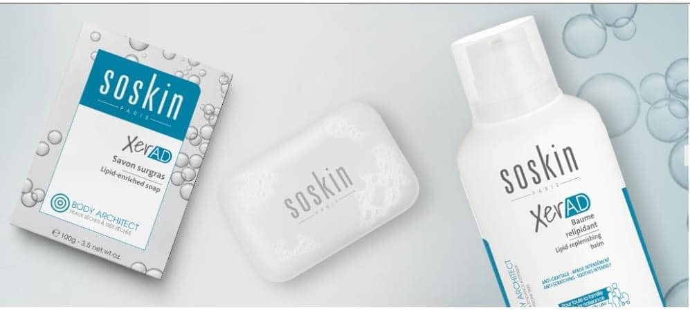 Lipid-enriched soap<br>XerA.D 2 darabos szappan készlet 