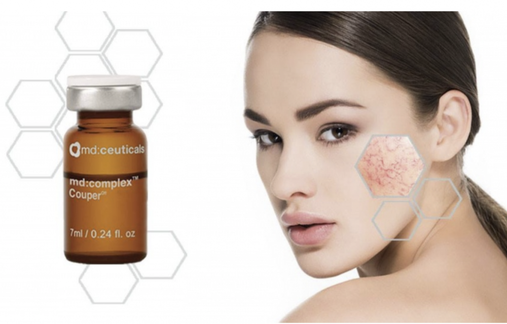 Couper Off <br>Koktél a rozacea gyógyítására, a bőrpír csökkentésére és a gyulladás mérséklésére<br>5 x 7 ml