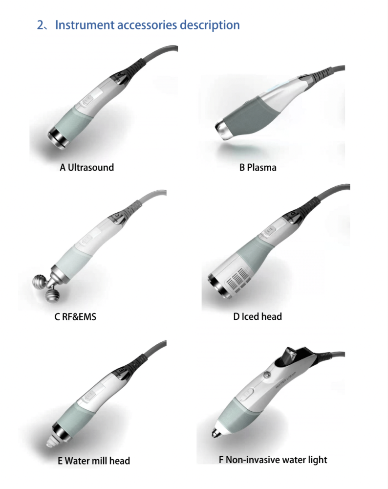 LIFFE 6 HYDRA BEAUTY<br> MULTIFUNKCIÓS KOZMETIKAI GÉP <br> Komplett bőrápolásra <br> 6 különböző kezelőfej