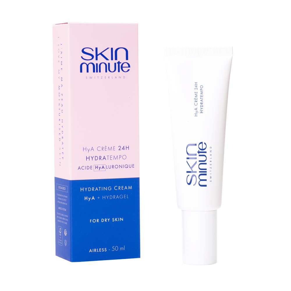 SKIN MINUTE HyA CREME 24H HYDRATEMPO + HYDRAGEL 
Tápláló krém tengeri spárgával és hyaluronsavval