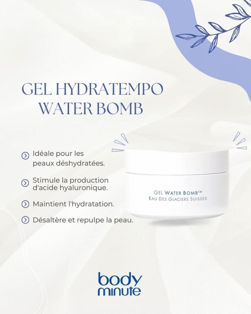 SKIN MINUTE GEL HYDRATEMPO WATER BOMB™ 
Hidratáló gél "vízbomba" gleccservízzel.