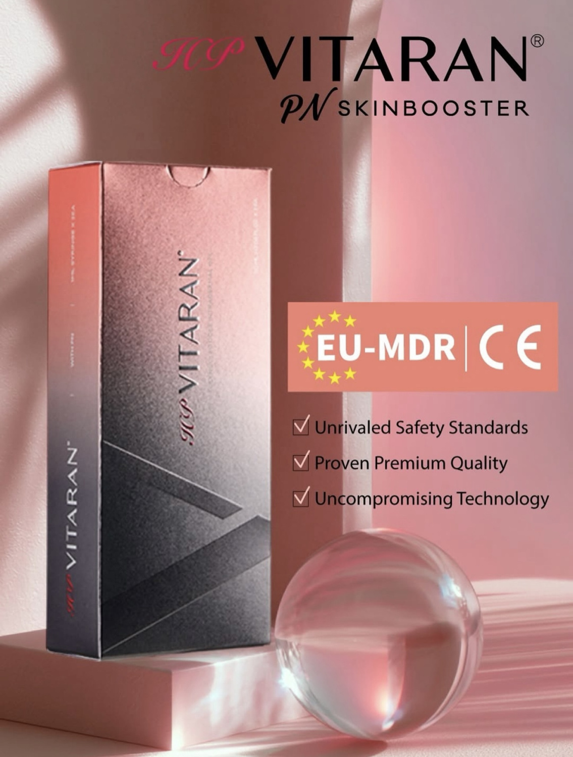 VITARAN HP CELL I, POLYNUCLEOTIDE SODIUM FROM SALMON PN - 20mg/mL 
SKIN - Innovatív biostimulátor lazac polinukleotidokkal, amely sejtszinten hat. 99,9% tisztasági tanúsítvány és igazolt minőség. KEVESEBB FÁJDALOM a szabadalmaztatott koreai technoló