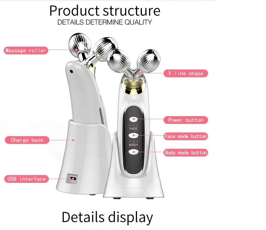 Double Roller Machine Face Lifting<br>Guľôčkový masážny valček 3D starostlivosť o pleť