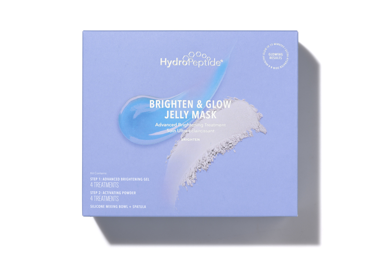 HYDROPEPTIDE BRIGHTEN & GLOW JELLY MASK 
Kettős lépcsős hidrogél világosító és anti-aging maszk