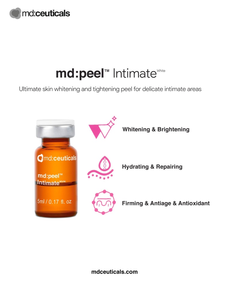 MD:CEUTICALS md:PEEL INTIMATE WHITE 
Kezelés intim területre