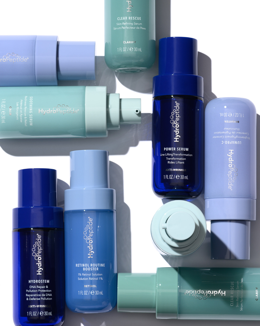 HYDROPEPTIDE RETINOL ROUTINE BOOSTER 
Retinol szérum a szabadalmaztatott TRI RETINOL és CELLRenew-16 összetevőkkel, valamint hialuronsavval ráncokra. Bőrsimítás és a kollagéntermelés serkentése.<br>EXP 09/26 Kedvezmény 20%