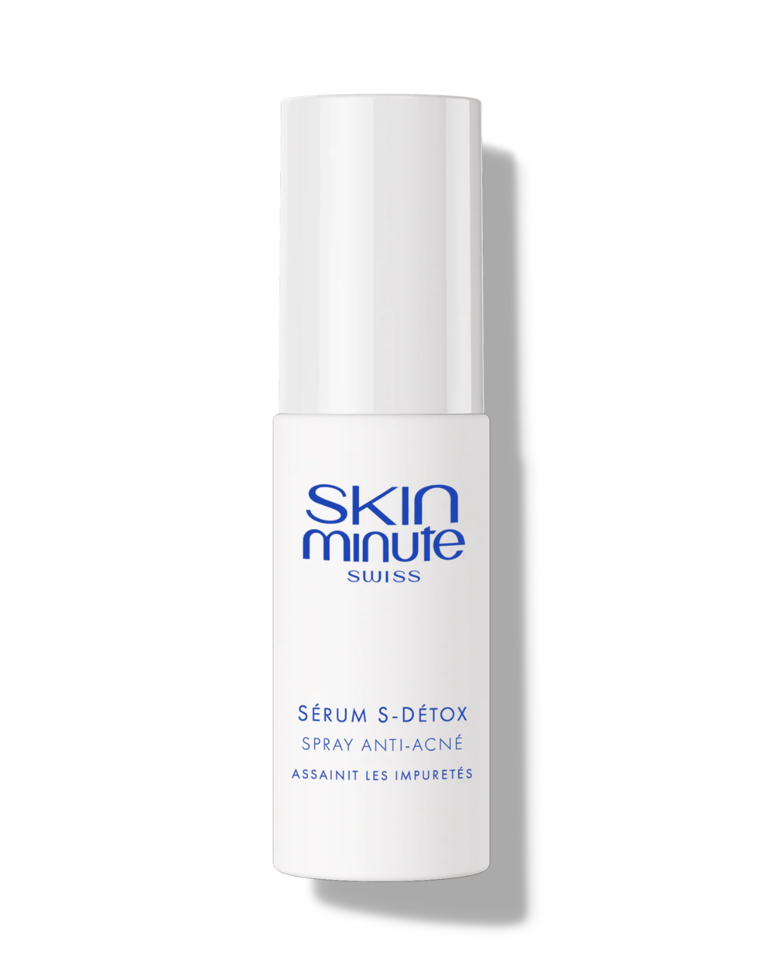 SKIN MINUTE S-DETOX ANTI-ACNE SPRAY SERUM 
Mattító bőrspray mentollal és fekete borssal<br>Tisztító és mattító pattanás elleni spray