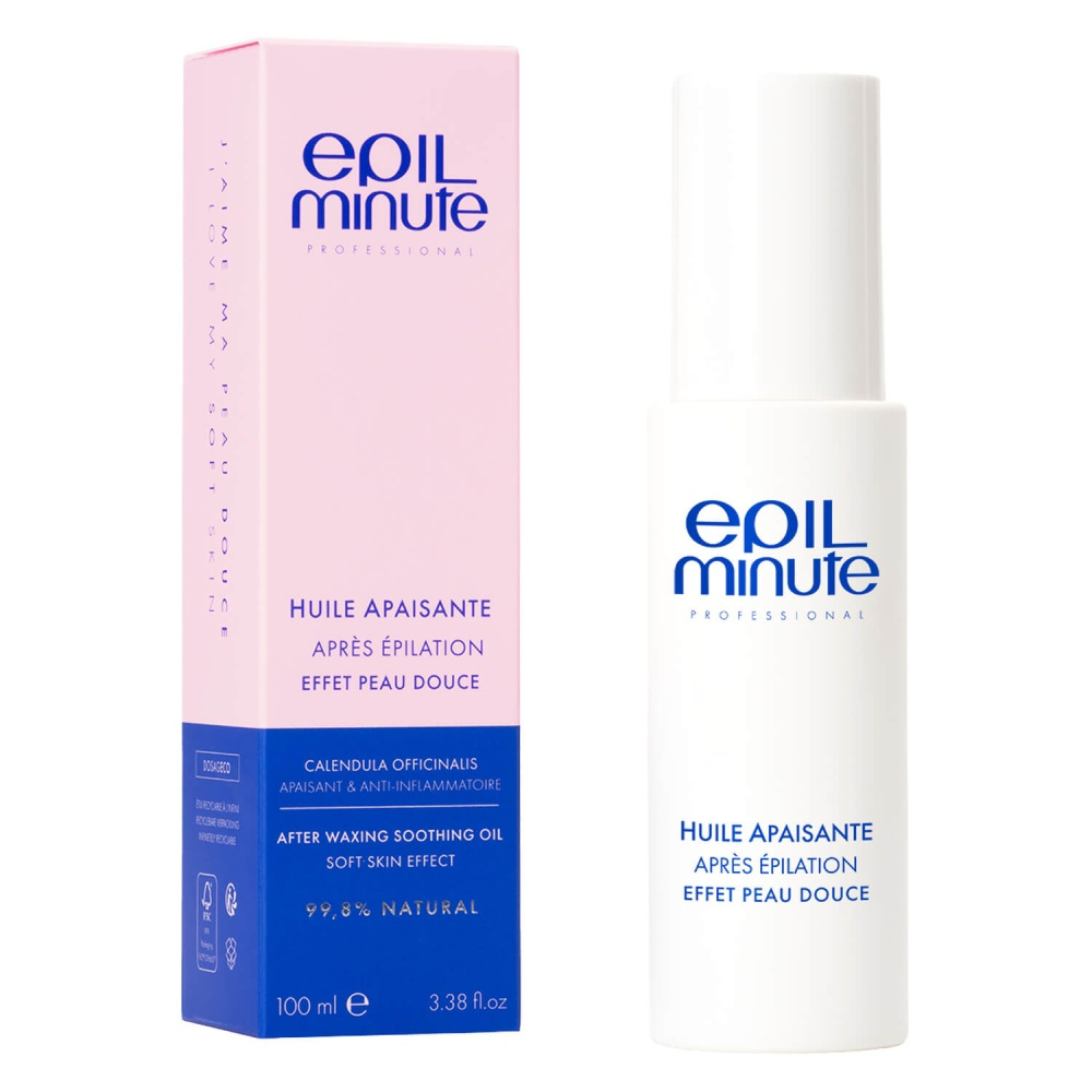 SKIN MINUTE HUILE APAISANTE   AFTER WAXING SOOTHING OIL  Zľava 50% 
Nyugtató olaj szőrtelenítés után Hidratáló olaj szőrtelenítés után