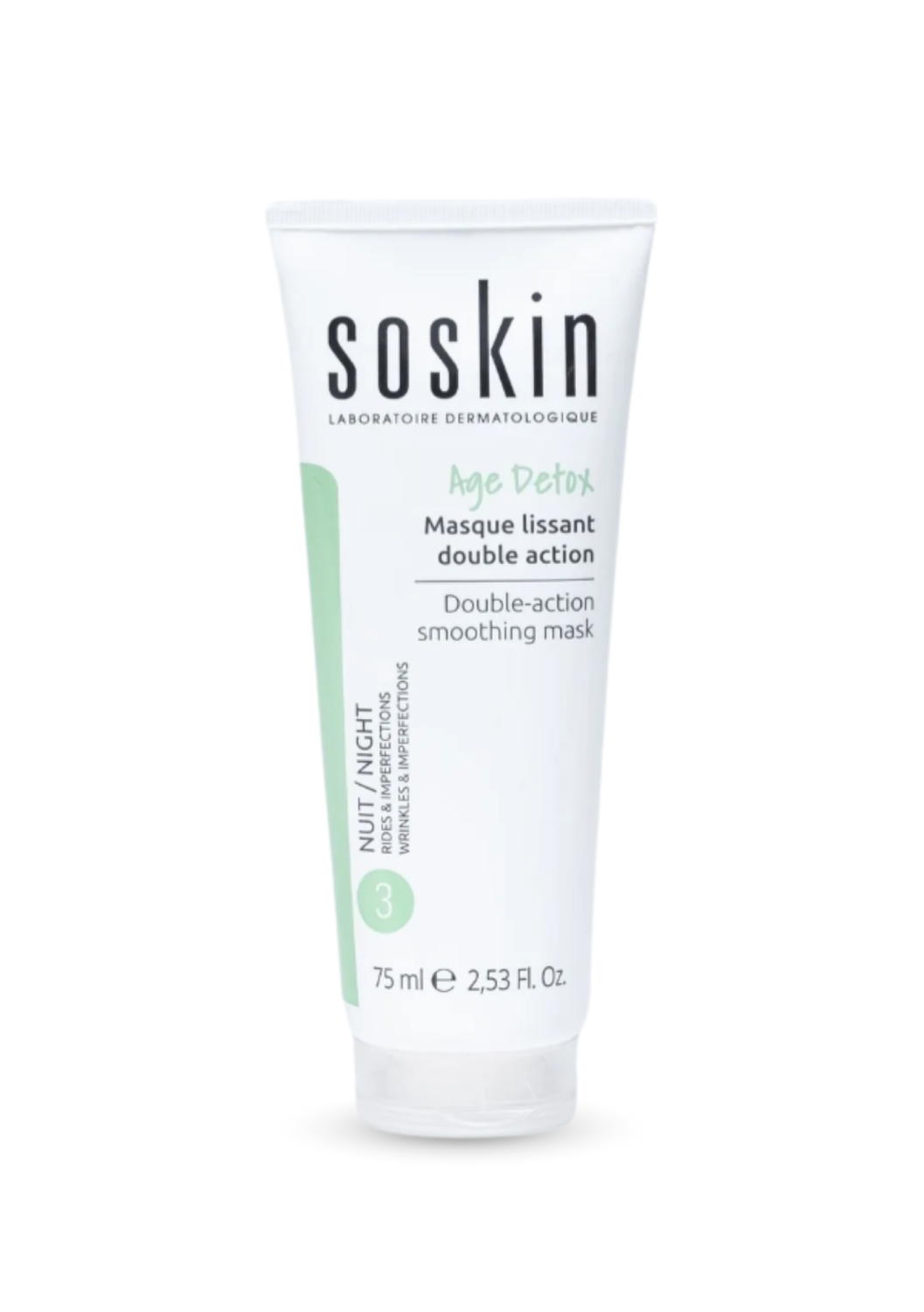 SOSKIN AGE DETOX® DOUBLE-ACTION SMOOTHING MASK 
Simító maszk