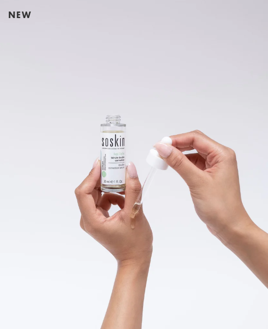 SOSKIN AGE DETOX® DOUBLE CORRECTION SERUM 
KÉTSZERES KORREKCIÓS SZÉRUM Szérum a tökéletlenségek csökkentésére