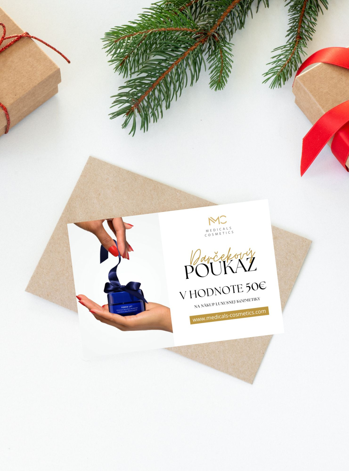 GIFT CARD 50.- 
Ajándékutalvány 50€ értékben