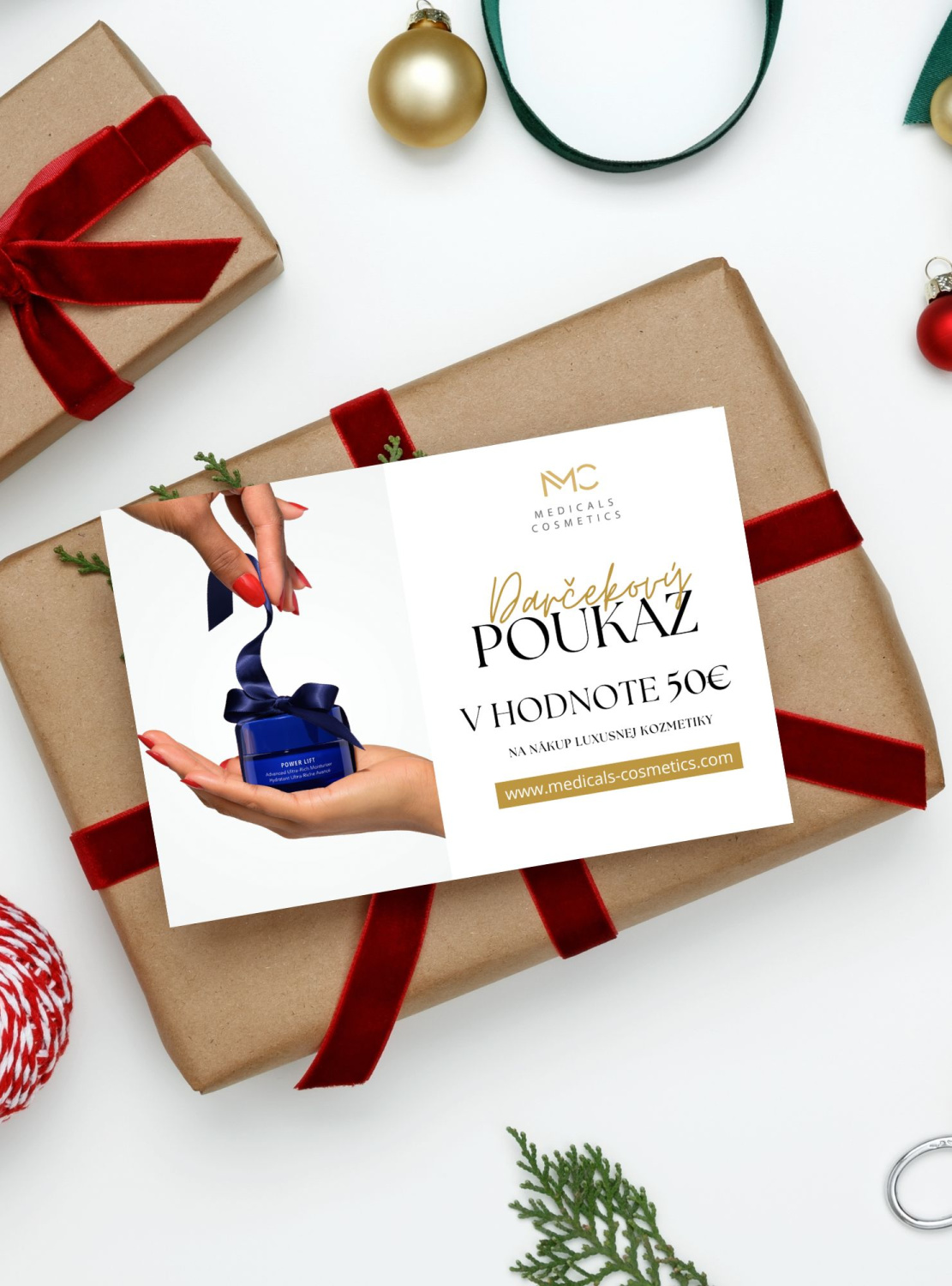 GIFT CARD 50.- 
Ajándékutalvány 50€ értékben
