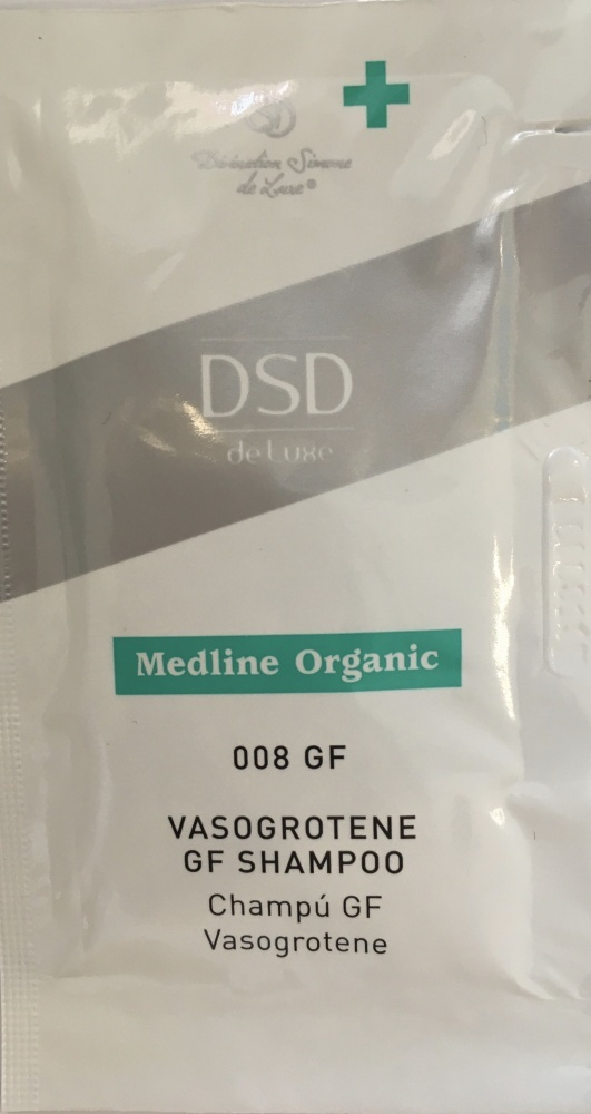 SAMPLE DSD VASOGRETE GF SHAMPOO 008 
Minta DSD Vasogrotene GF Shampoo 008 10 ml.