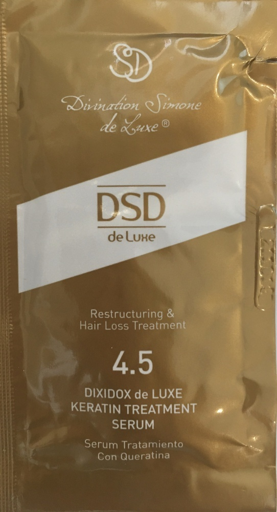 SAMPLE DSD KERATIN TREATMENT SERUM 4.5 
Minta DSD Keratin Treatment Serum 4.5