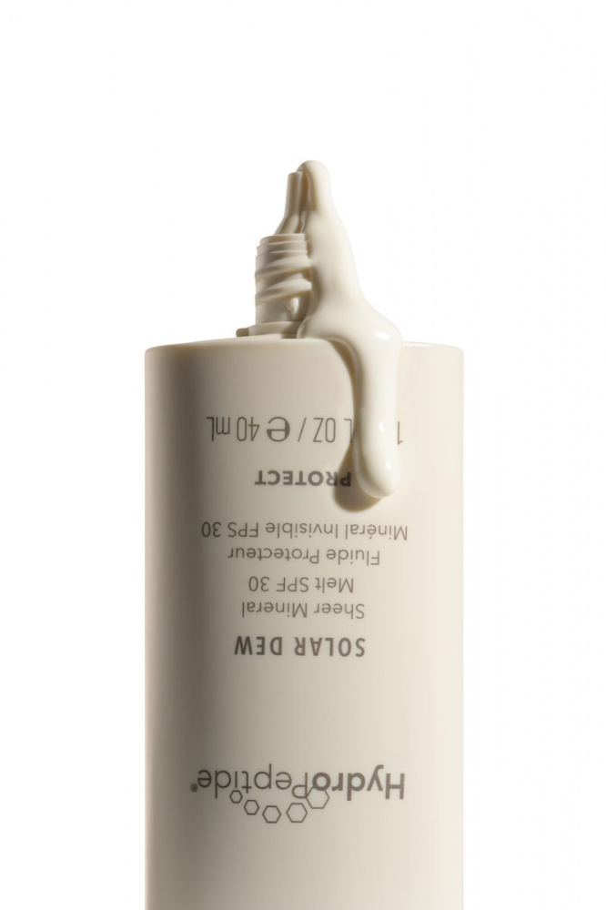Darček Cestovné balenie - Ochranný krém na opaľovanie  Travel Hydropeptide Solar Dew SPF 30 Mineral Serum  10 ml.