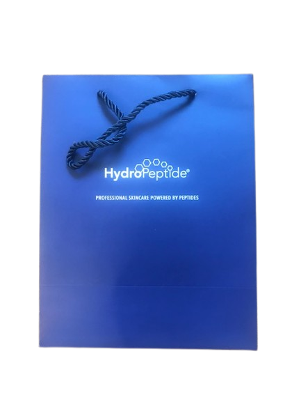 Hydropeptide papierova taška modrá Hydropeptide - Cup Bag