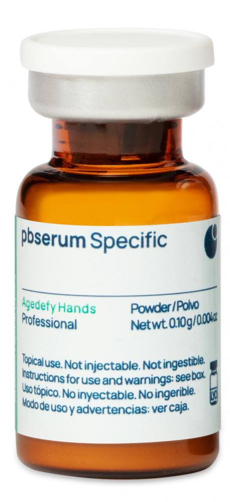 PBSerum Specific HANDS Professional<br>Kezelés a kézbőr fiatalítására és feszesítésére<br>3 kezelés