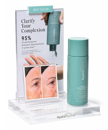 Prezentačný displej Clarify kolekcia Hydropeptide Display Unit Clarify Collection