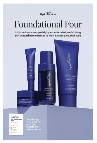 Darček Hydropeptide samolepka na okno alebo zrkadlo Hydropeptide Foundational Four