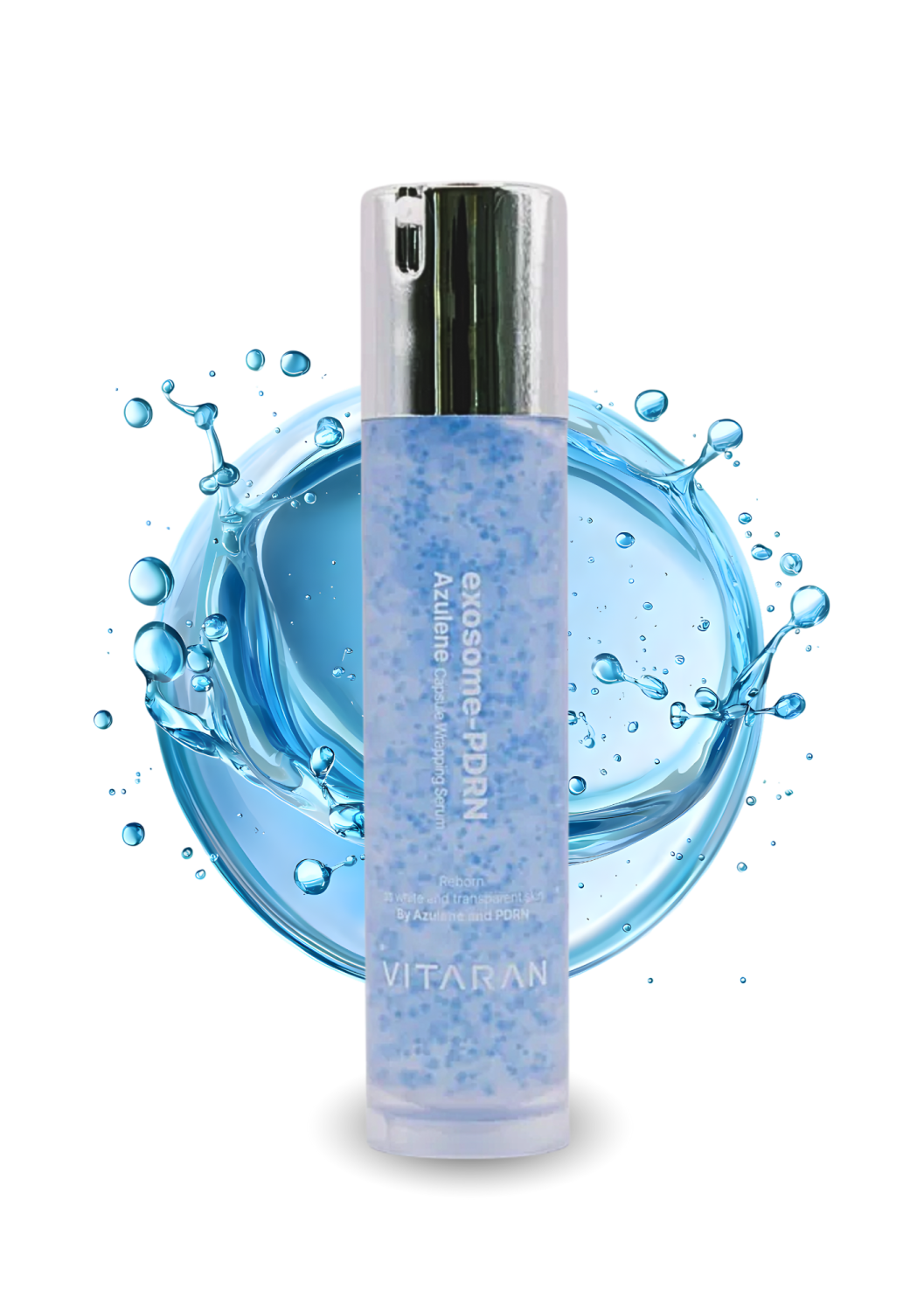 VITARAN HP SERUM MADE FROM SALMON, ENRICHED WITH EXOSOMES, POLYNUCLEOTIDES, AND AZULENE FOR SKIN REJUVENATION. 
Lazac spermiumokból készült hidratáló szérum exodzómákkal a regenerálódásért, hidratálásért és a bőr egészségének megújításáért. 50 ml.