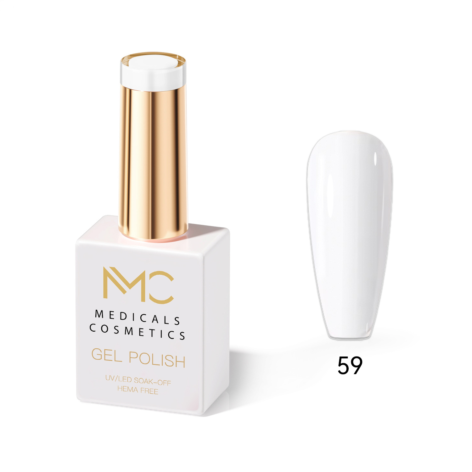 GEL POLISH HEMA FREE - PROFESSIONAL MEDICALS COSMETICS - NAILS COLOR GEL