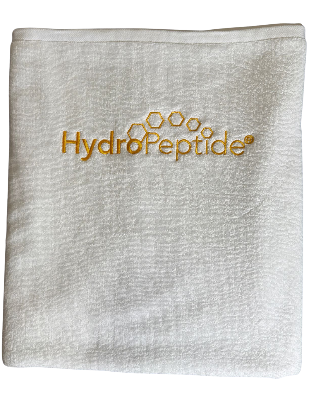 Gift Towel Hydropeptide Big White + Golden Logo