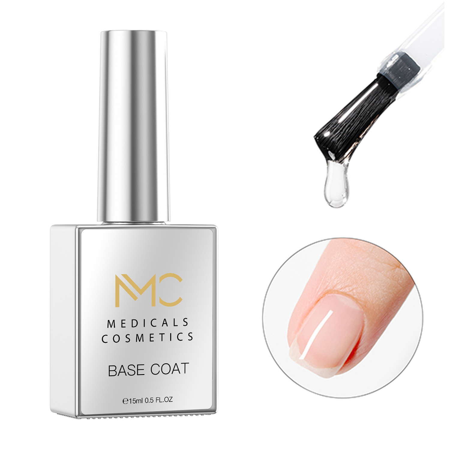 BASE COAT - PROFESSIONAL MC - MEDICALS COSMETICS 
MC BASE COAT - Alapréteg gél lakkokhoz
