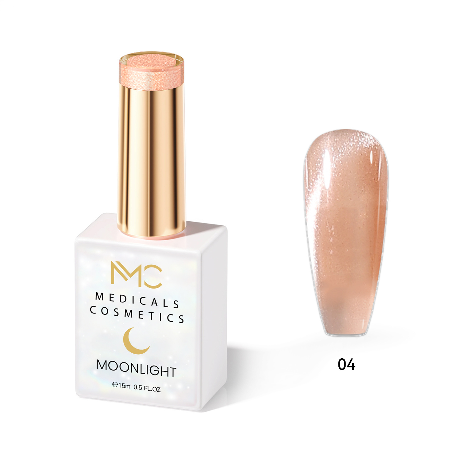 MOONLIGHT GEL POLISH  HEMA FREE  NAILS COLOR GEL PROFESSIONAL  MC MEDICALS COSMETICS