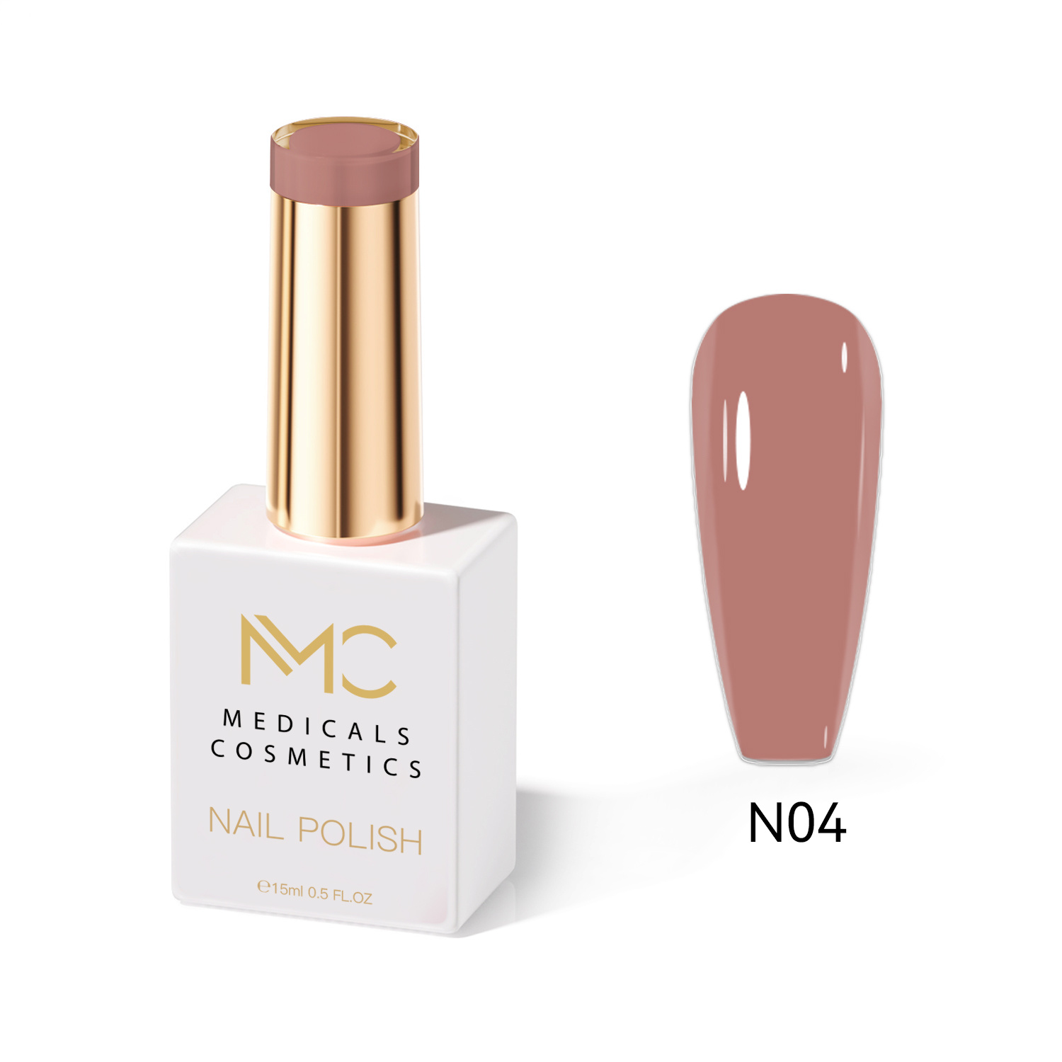 NAIL POLISH  PROFESSIONAL  MC MEDICALS COSMETICS 
MC KÖRÖMLAKK 04 - LAK A KÖRÖMRE tartós hatású, örök bézs színnel és luxus megjelenéssel