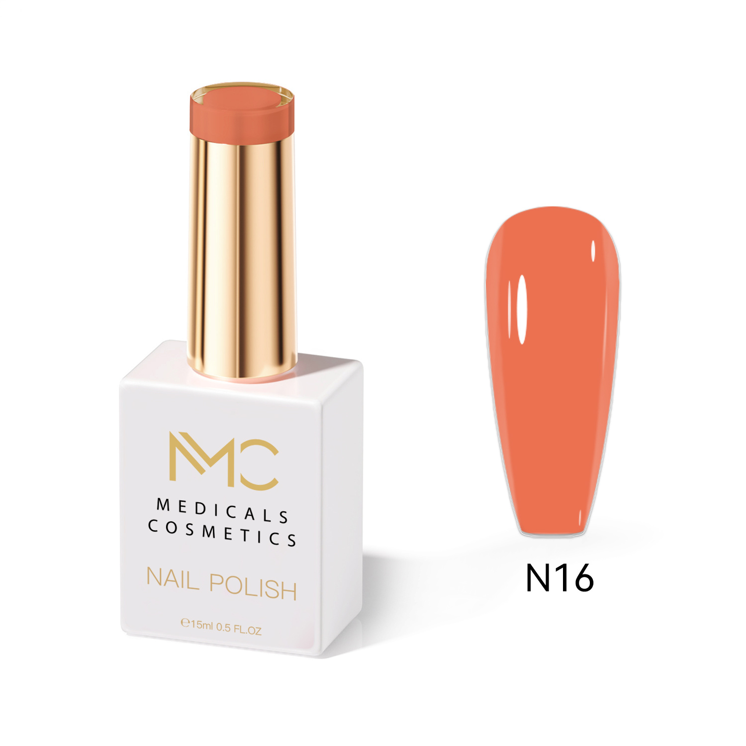 NAIL POLISH  PROFESSIONAL  MC MEDICALS COSMETICS 
MC KÖRÖMLAKK 16 - KÖRÖMLAKK időtlen bézs árnyalatban, hosszan tartó hatással és luxus megjelenéssel
