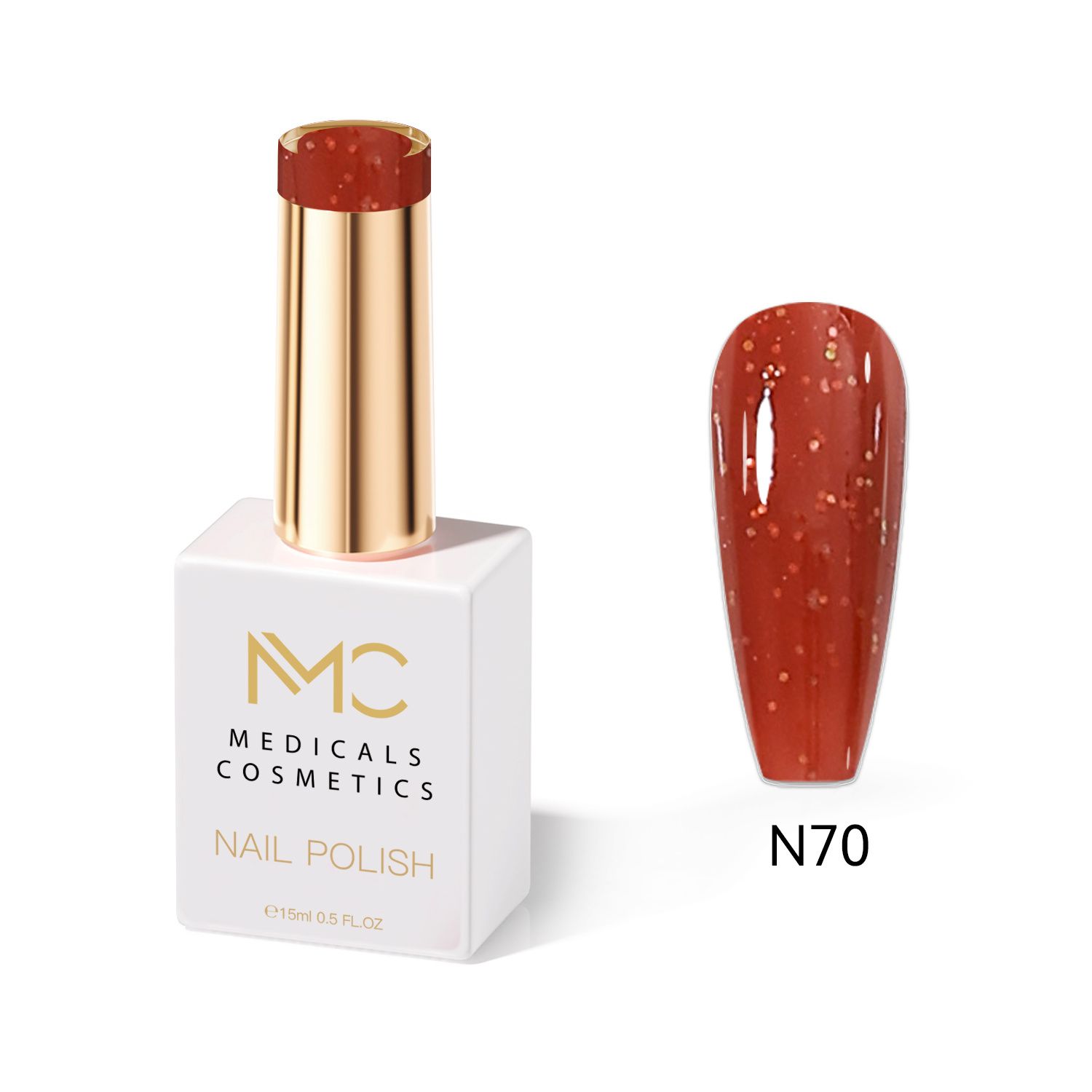 GIFT NAIL POLISH  PROFESSIONAL  MC MEDICALS COSMETICS 
MC NAIL POLISH 70 ajándék - időtlen vörös színű, hosszan tartó hatással és luxus megjelenéssel