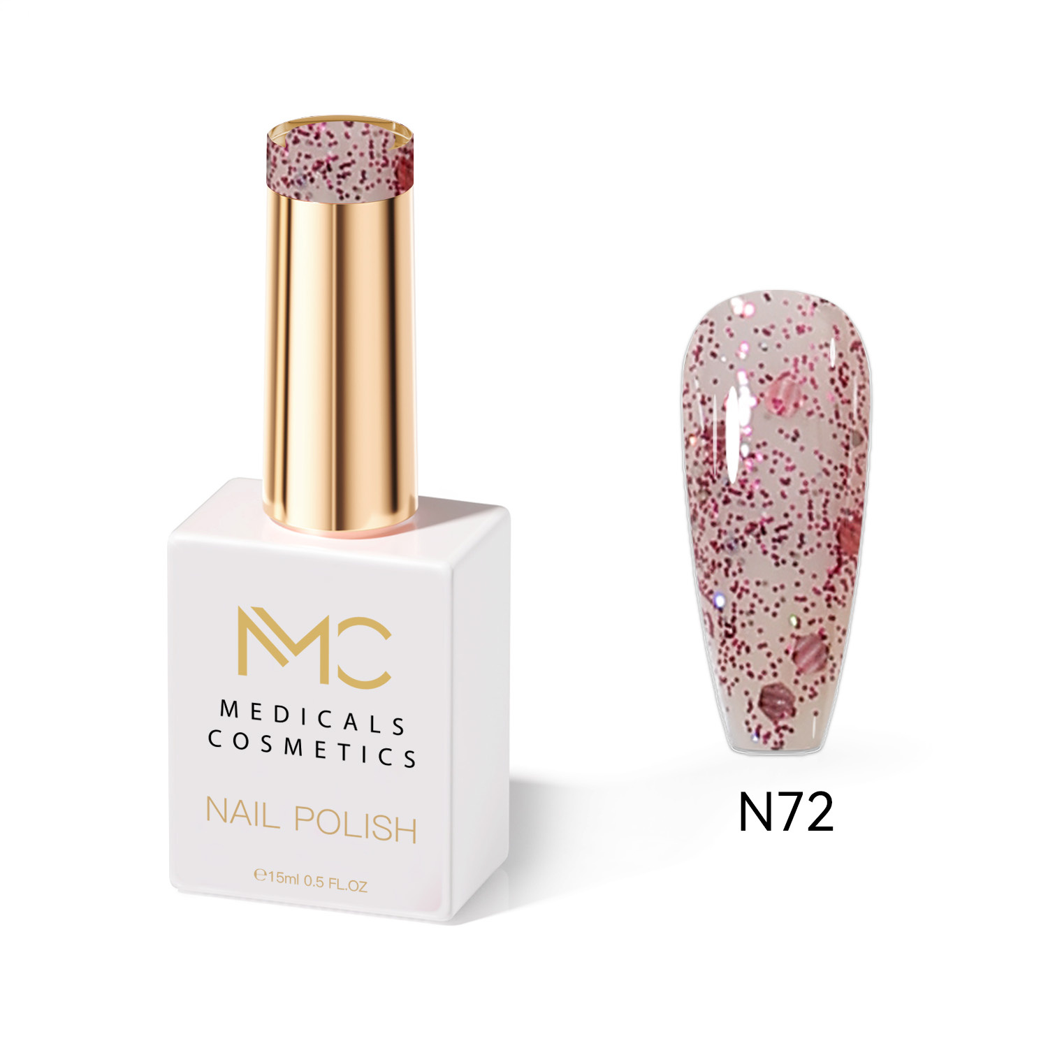GIFT NAIL POLISH  PROFESSIONAL  MC MEDICALS COSMETICS 
MC NAIL POLISH 72 ajándék - időtlen fehér színű körömlakk hosszan tartó hatással és luxus megjelenéssel