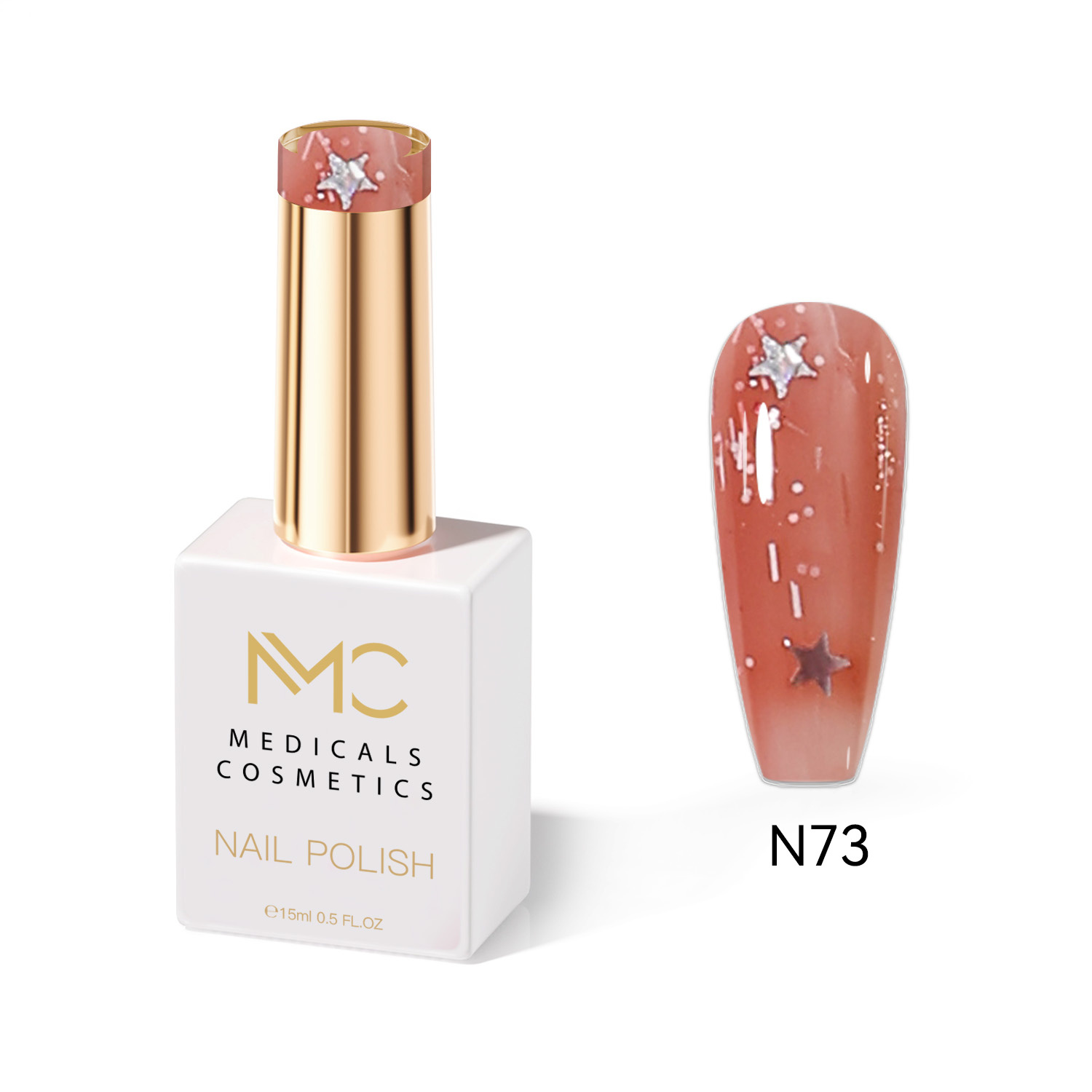 NAIL POLISH  PROFESSIONAL  MC MEDICALS COSMETICS 
MC NAIL POLISH 73 - körömlakk az örökös hatású, tartós hatású és luxus megjelenést biztosító időtlen piros árnyalatban