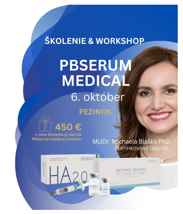 WORKSHOP PBSERUM MEDICAL LINE 
PBSerum Medical képzés orvosoknak október 6-án