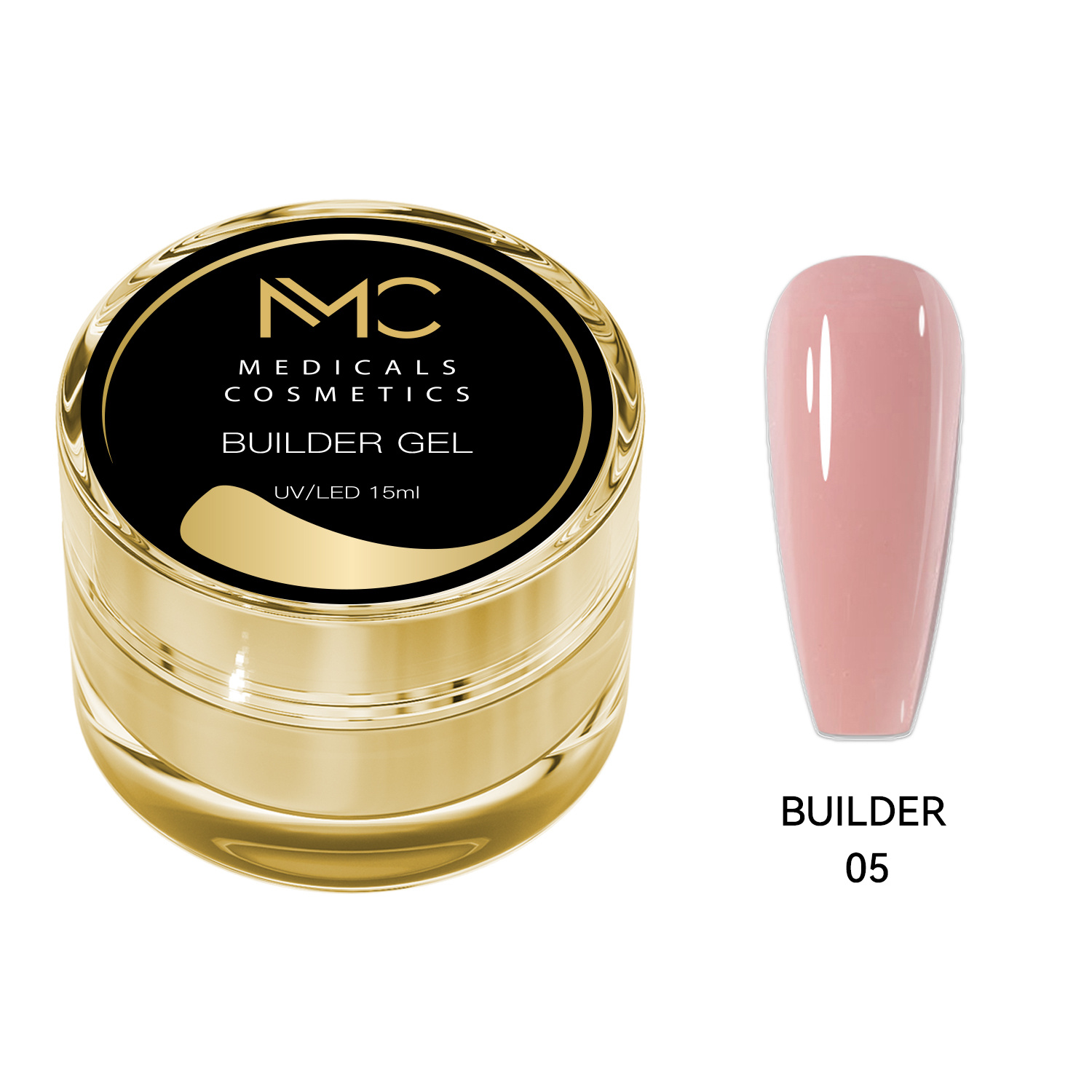 BUILDER GEL REGULAR - PROFESSIONAL MEDICALS COSMETICS - PINK 
Rózsaszín körömformázó gél