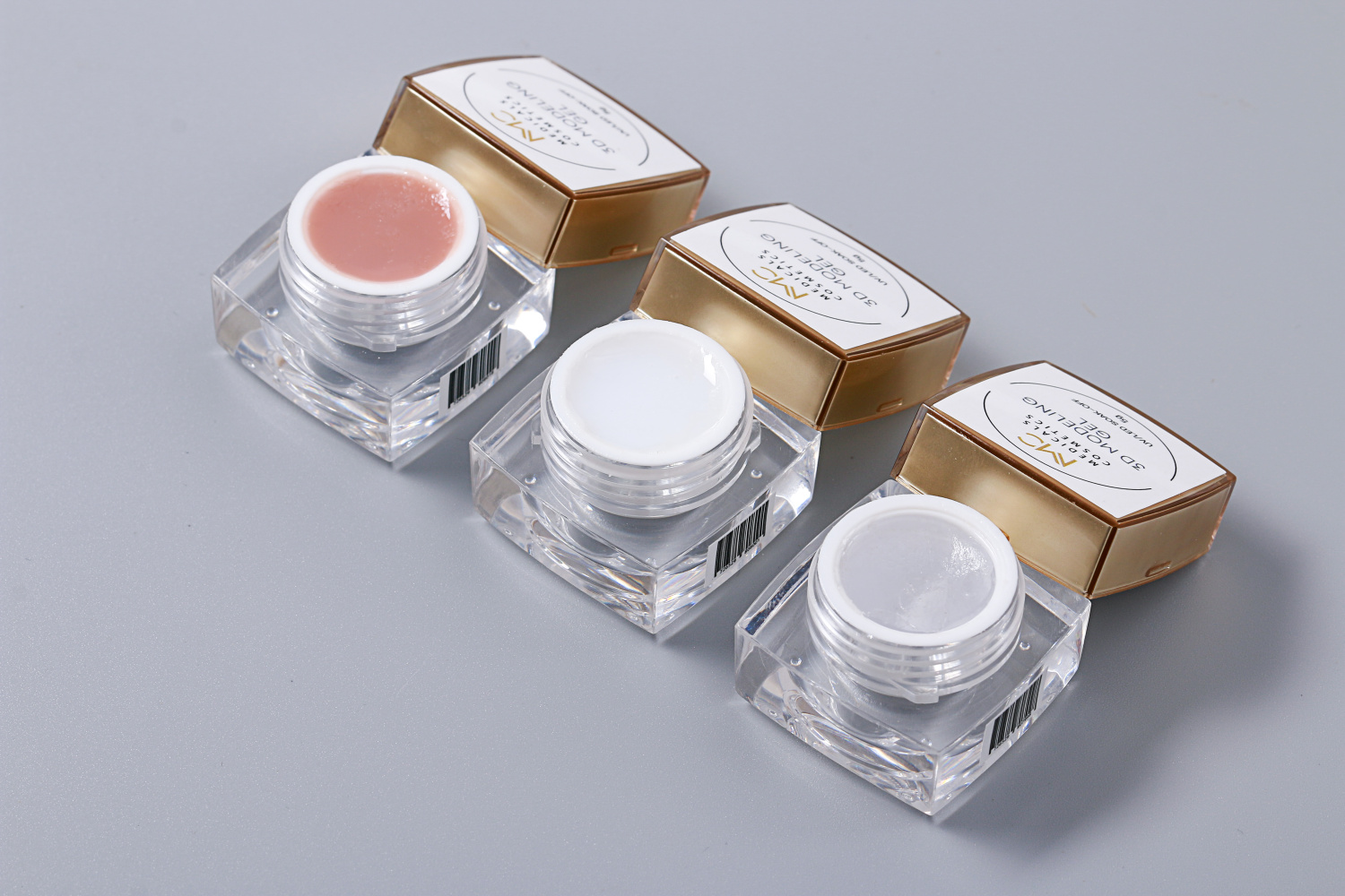 3D MODELLING GEL 02 - PROFESSIONAL MEDICALS COSMETICS - WHITE 
Fehér 3D díszítő építőgél körmökhez