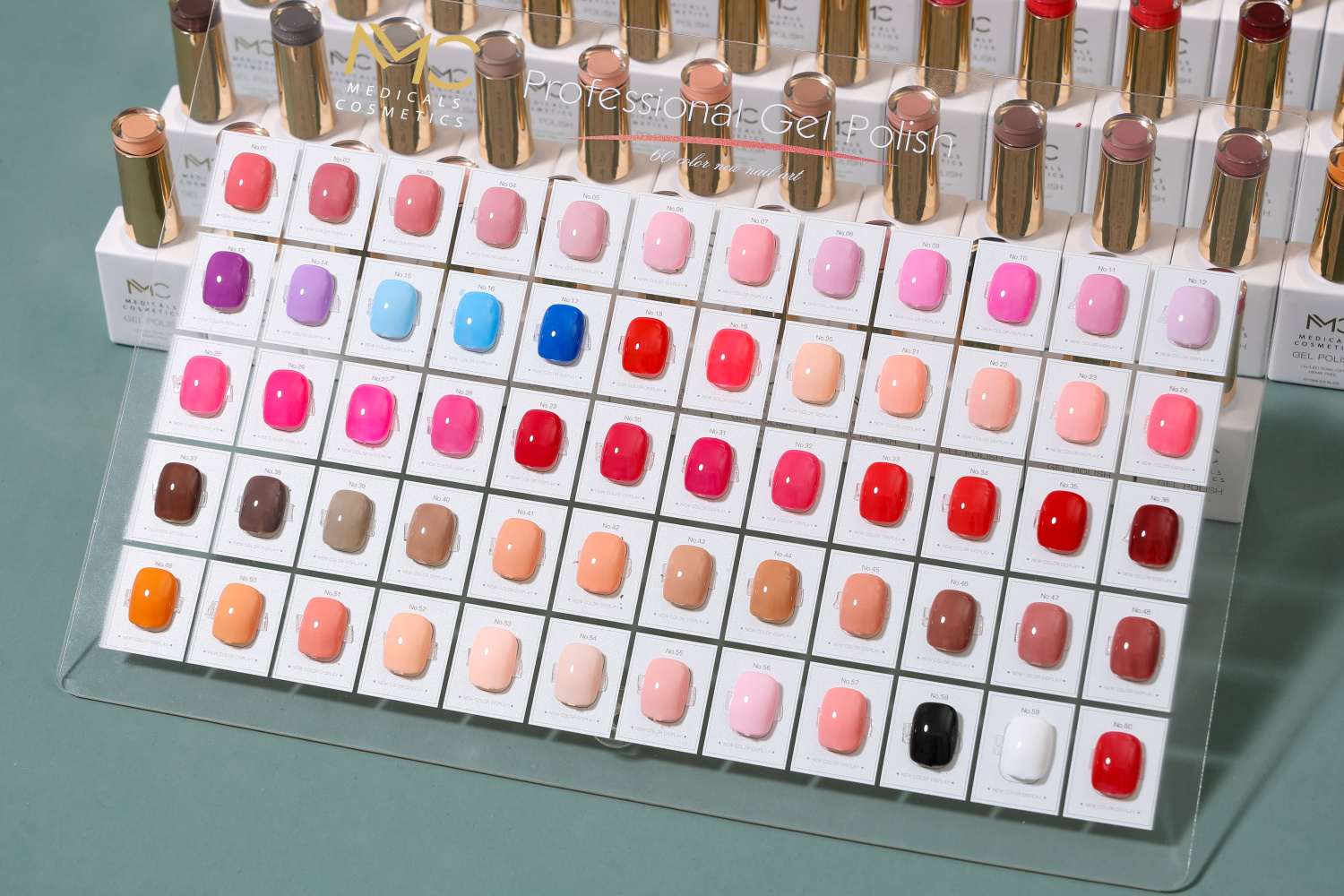 COLOR PALETTE -  GEL POLISH 
Színminta - Gél lakk körömre