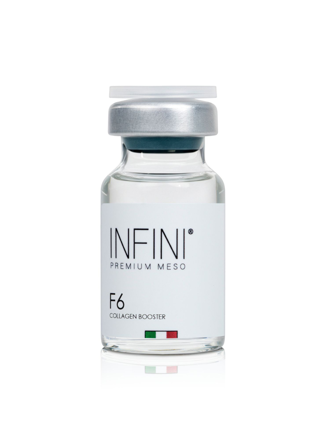 INFINI PREMIUM MESO F6 
Magas hialuronsav-tartalmú és többféle kollagént tartalmazó revitalizáló oldat