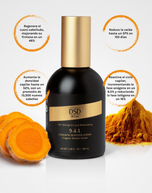 DSD SIMONE DE LUXE EXOGROW BOOSTER LOTION 
9.4.1 Intenzív kúra exoszómákkal a haj növekedésének elősegítésére és a hajhullás ellen.