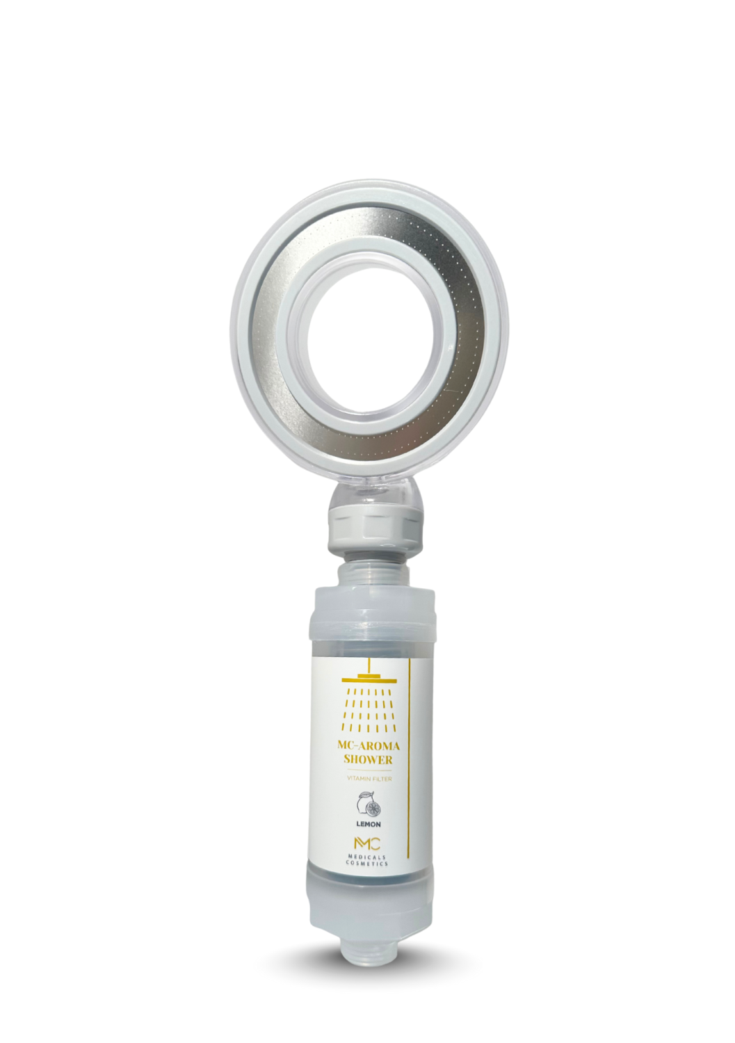 MC-AROMA SHOWER <br>LEMON 
Medicals Cosmetics zuhanyaroma-szűrő <br> Citrom C-vitaminnal