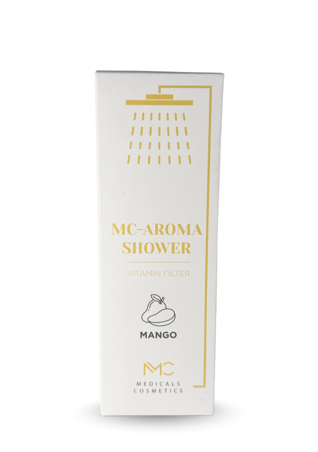 MC-AROMA SHOWER <br>MANGO 
Medicals Cosmetics zuhanyaroma-szűrő <br> Mangó C-vitaminnal