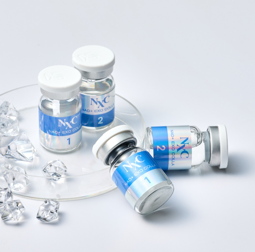 NAD+ EXO COLLA – 5TH GENERATION EXOSOME SKIN BOOSTER 
NAD+ EXO COLLA – Az exoszómás skin booster 5. generációja