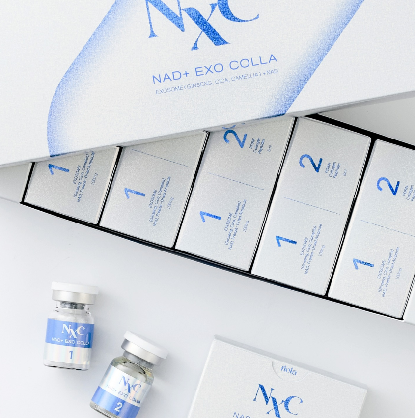 NAD+ EXO COLLA – 5TH GENERATION EXOSOME SKIN BOOSTER 
NAD+ EXO COLLA – Az exoszómás skin booster 5. generációja